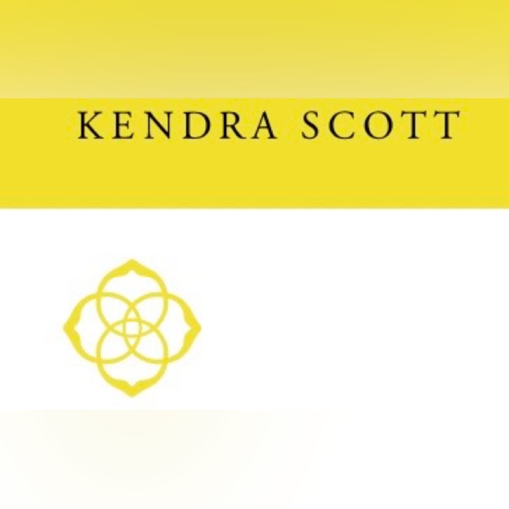 Kendra Scott White Kyocera Opal Druzy Tessa Stud Earrings Gold - Picture 12 of 12